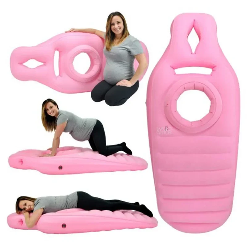 Mat Pilates Yoga - Inflatable หมอนตั้งครรภ์เสื่อโยคะสําหรับหญิงตั้งครรภ์ Inflatable Mat ที่นอนการตั้งครรภ์คลอดบุตร Body