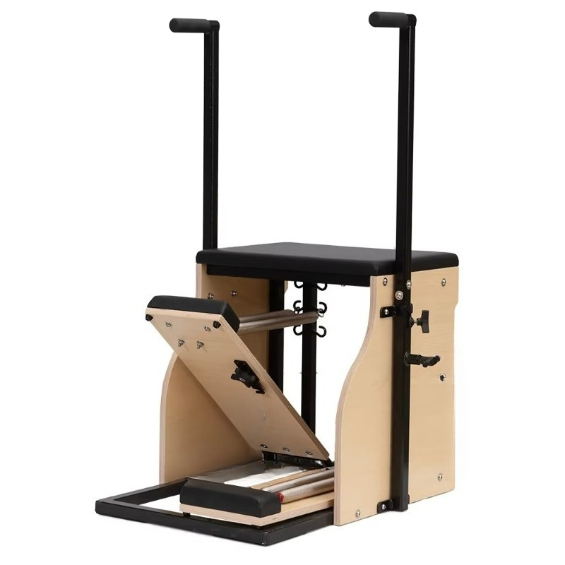 Pilates Chair Wunda - เก้าอี้พิลาทิส YTYIN Maple และสปริงรีฟอร์มเมอร์: เครื่องออกกำลังกายอเนกประสงค์สำหรับสตูดิโอสปอร์ตมืออาชีพ