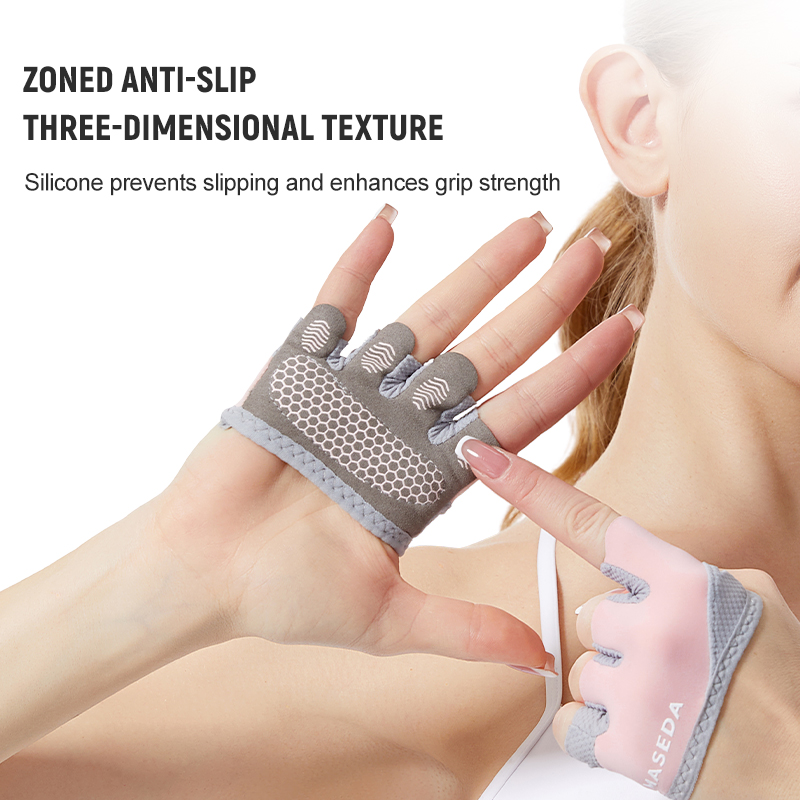ถุงมือฟิตเนสแบบไร้นิ้วคู่หนึ่ง - Fitness Yoga Pilates บทวิจารณ์และราคา