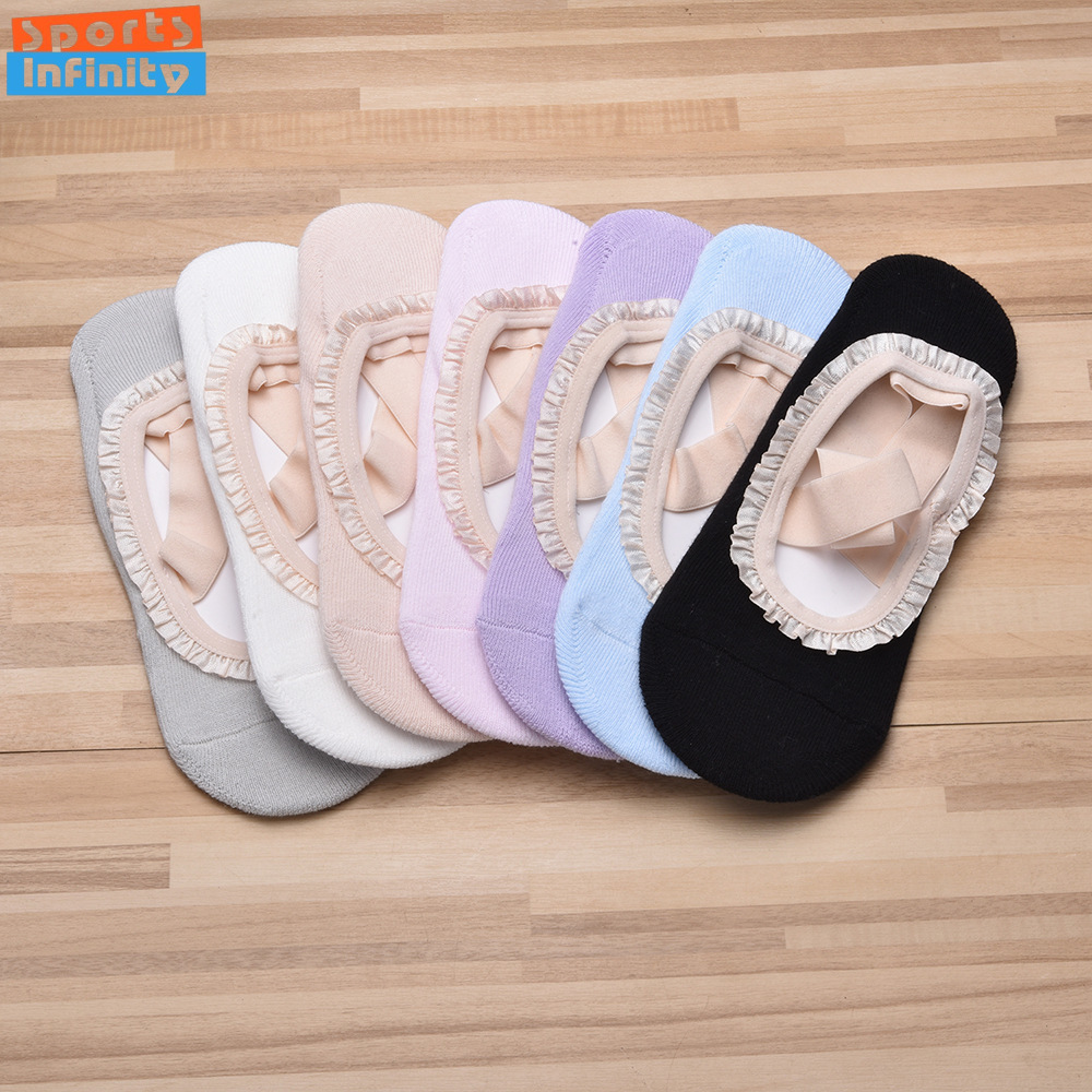 ถุงเท้าโยคะแบบมีสายรัดสำหรับผู - Fitness Yoga Pilates บทวิจารณ์และราคา
