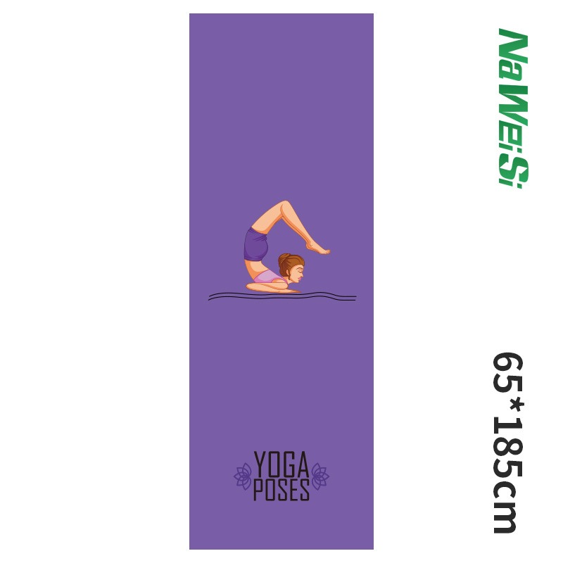 ใหม่เสื่อโยคะผ้าขนหนู 63*185 ซ - Mat Pilates Yoga บทวิจารณ์และราคา
